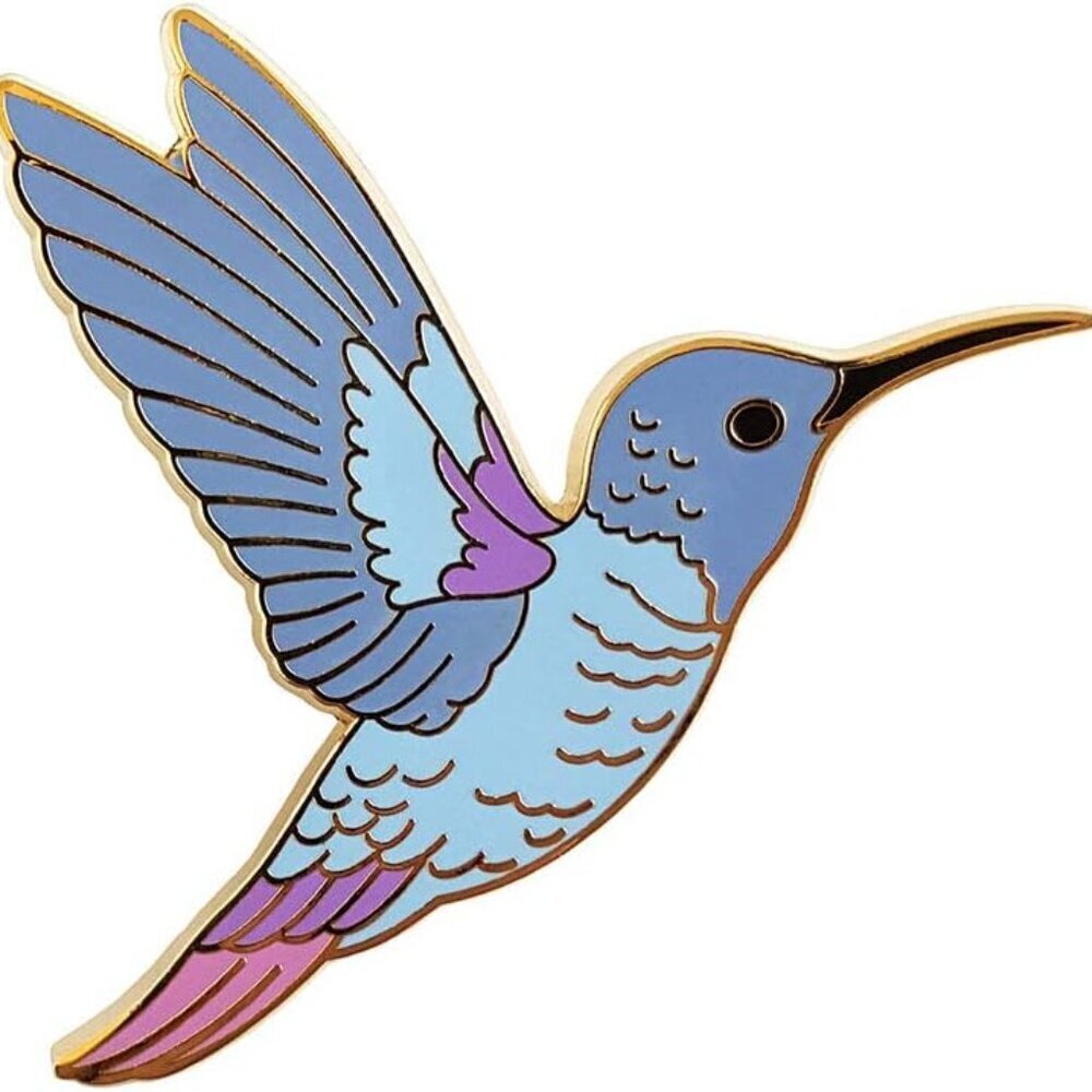 Hummingbird Enamel Lapel Pin